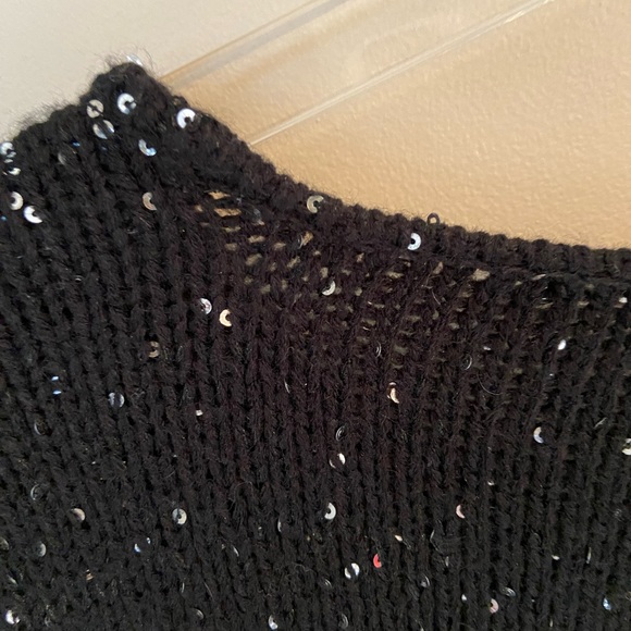 Narciso Rodriguez Black sweater with Sequins | Women’s Sz XL - Picture 5 of 8